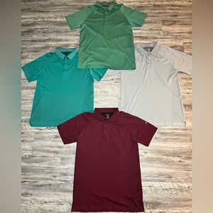 Men’s large Fabletics Training day polo bundle